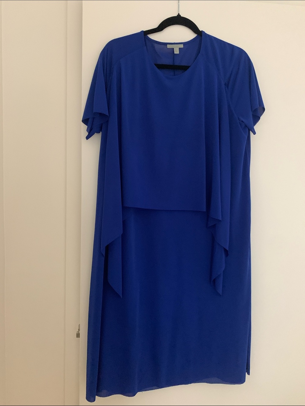 COS Royal Blue Layered Midi Dress